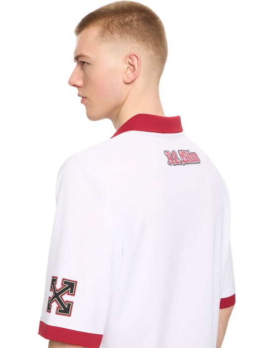 OFF WHITE Off-White™ c/o AC Milan Arrow Tech T-shirt WHITE RED 44MAA16RG25F001