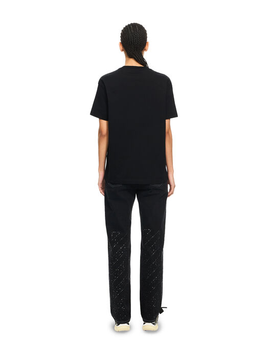 OFF WHITE Shadow Logo T-Shirt Black-Lemon Icing 2AA089S26JER001