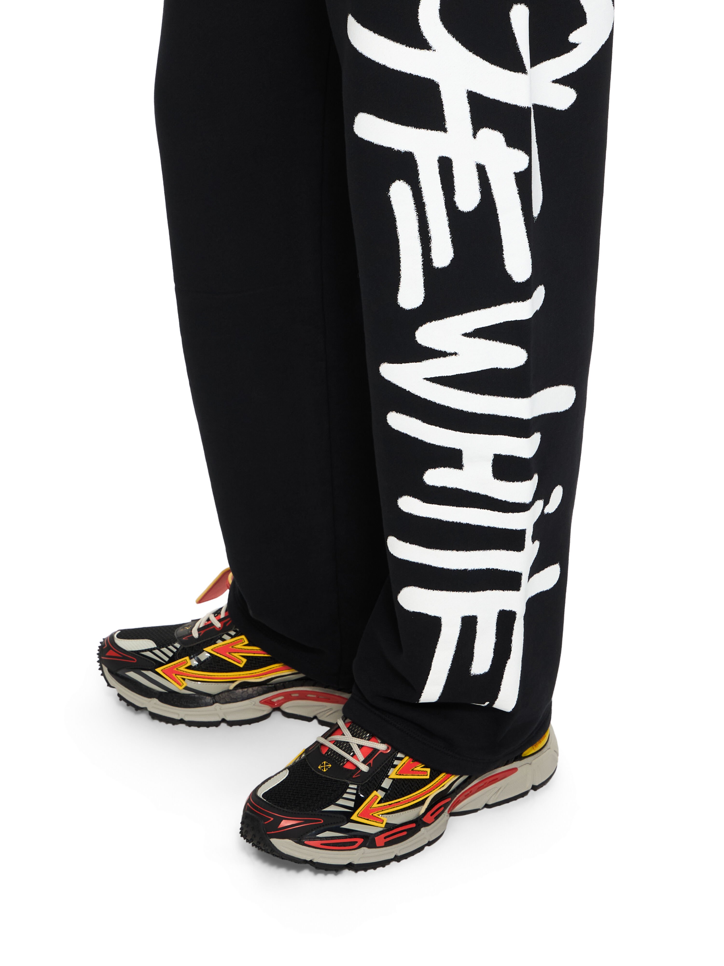 OFF WHITE Spray Logo Sweatpant BLACK 44MCH05AS26F00B