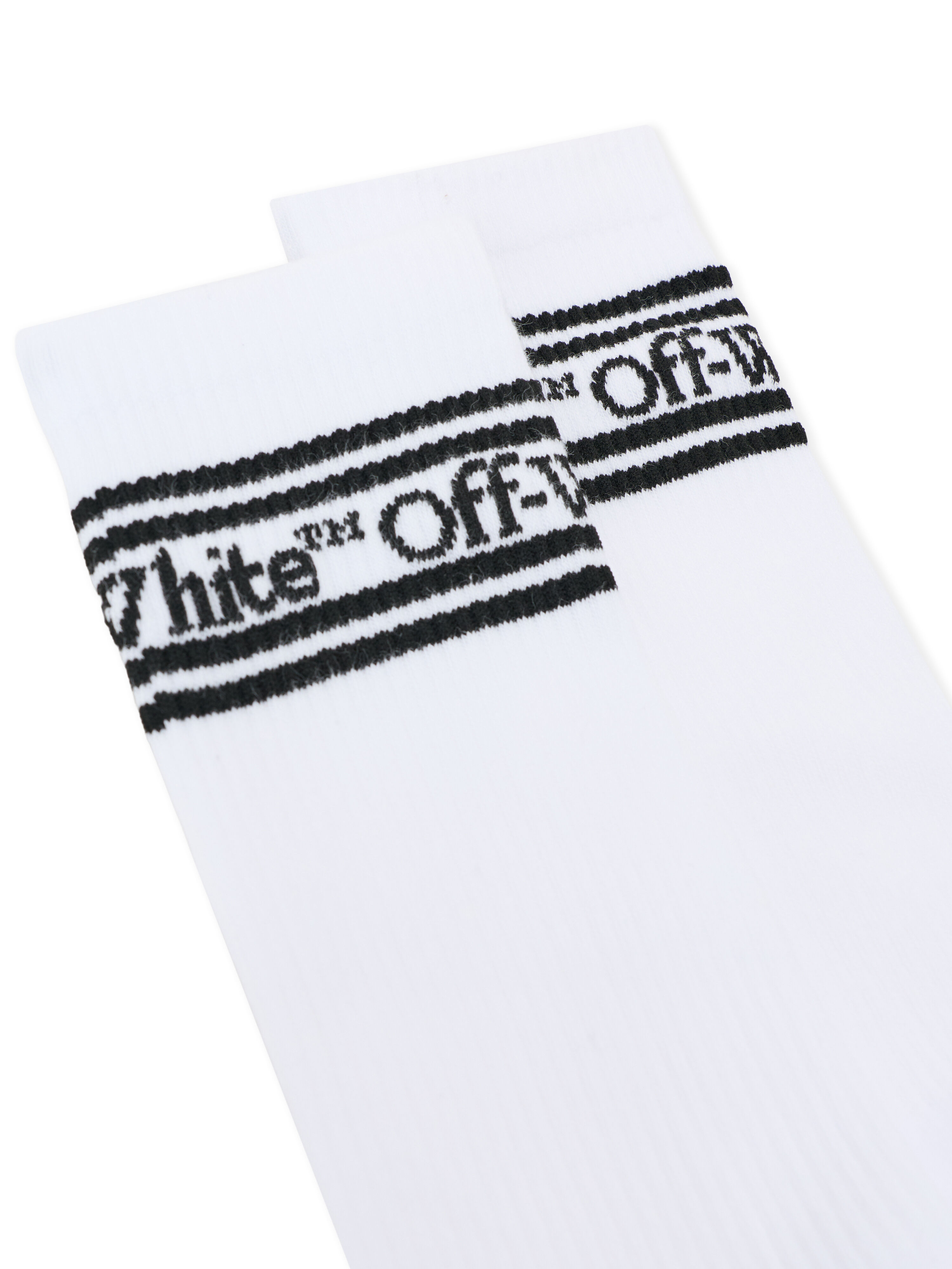 Stripes Bookish Socks OFF WHITE Stripes Bookish Socks WHITE/BLACK OW7100091