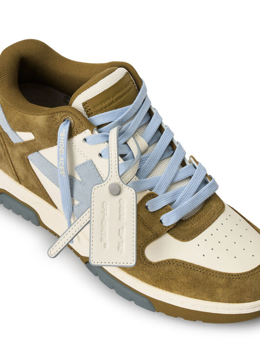 OFF WHITE Out Of Office Sneakers MUD GREEN/CLOUD BLUE OF05730310