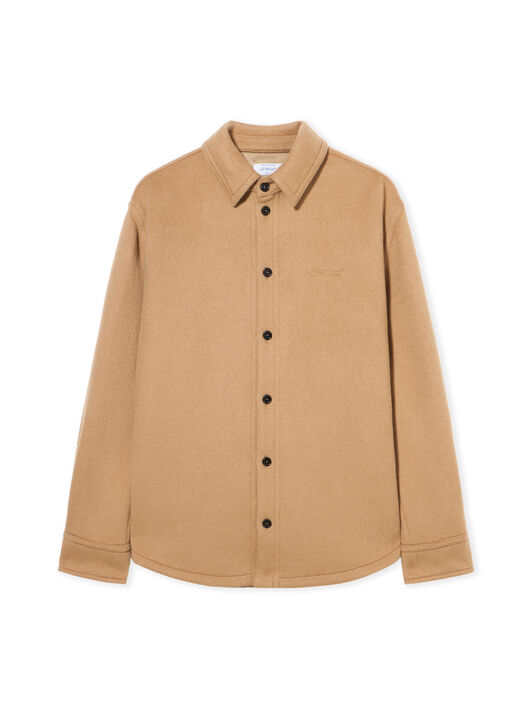OFF WHITE Quote Military Overshirt DOE - DOE OMES01CF25FAB001
