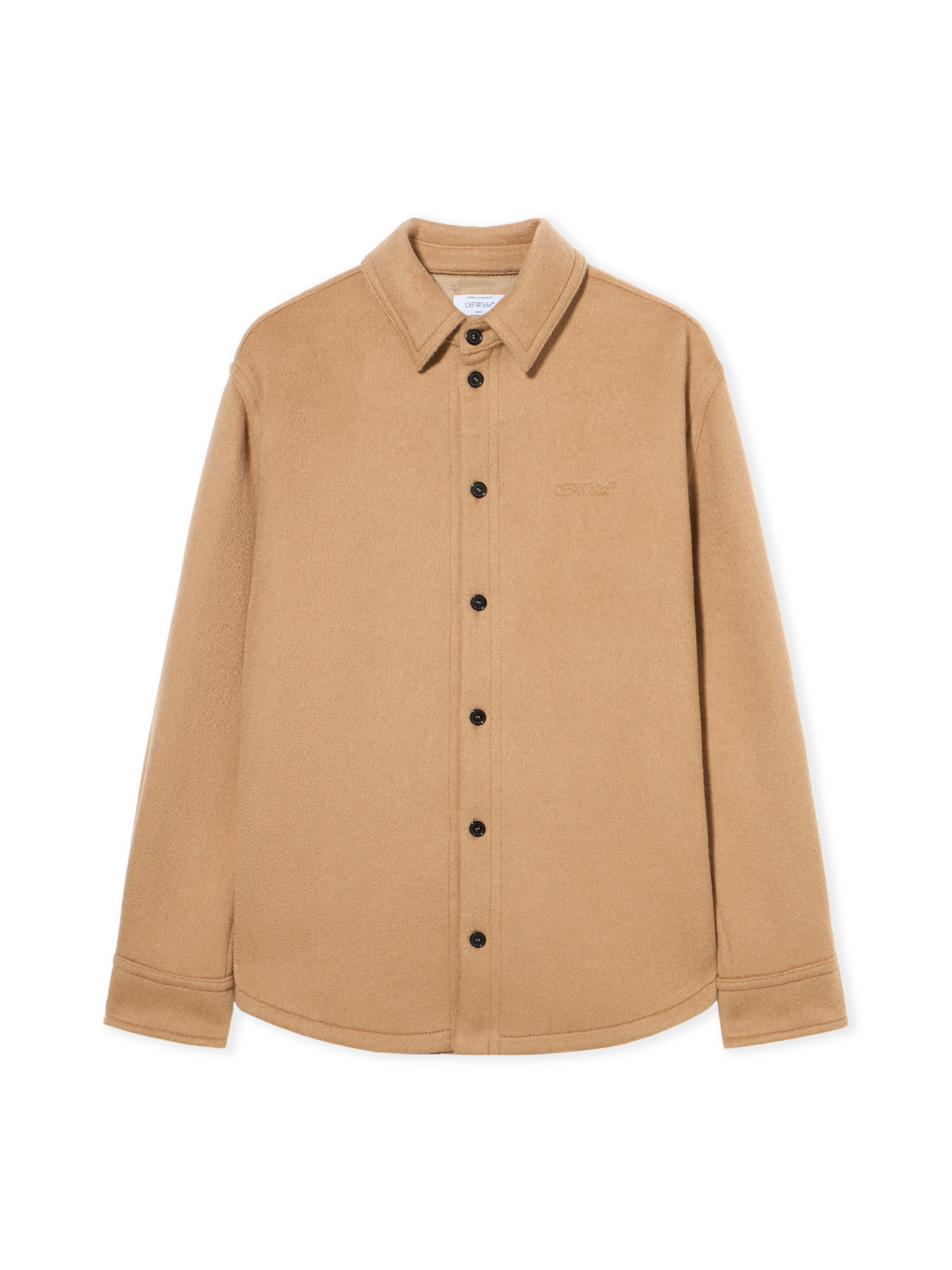 OFF WHITE Quote Military Overshirt DOE - DOE OMES01CF25FAB001