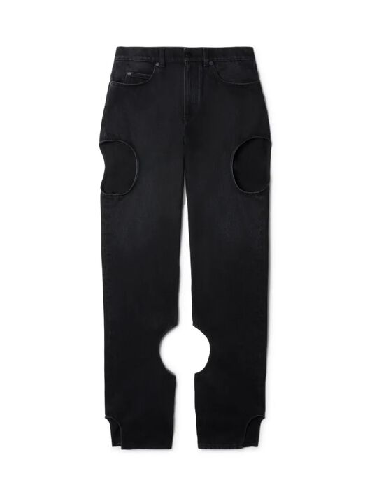 OFF WHITE Vintage Black Meteor Jeans BLACK OWYA06AC99DEN002