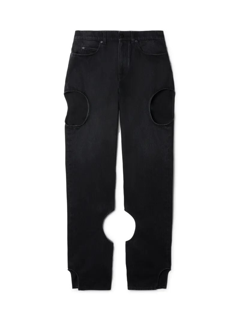 OFF WHITE Vintage Black Meteor Jeans BLACK OWYA06AC99DEN002