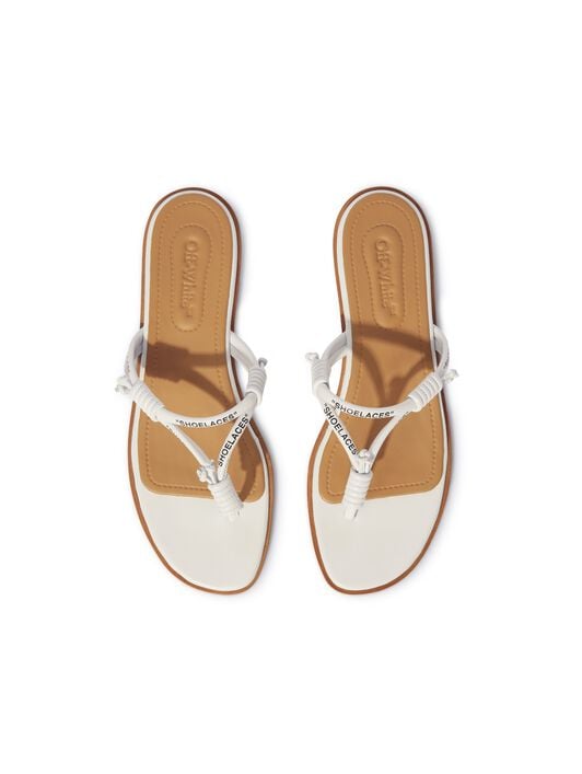 OFF WHITE Weiße Schnürbänder Sandalen WEISS OWIH05DS25LEA001