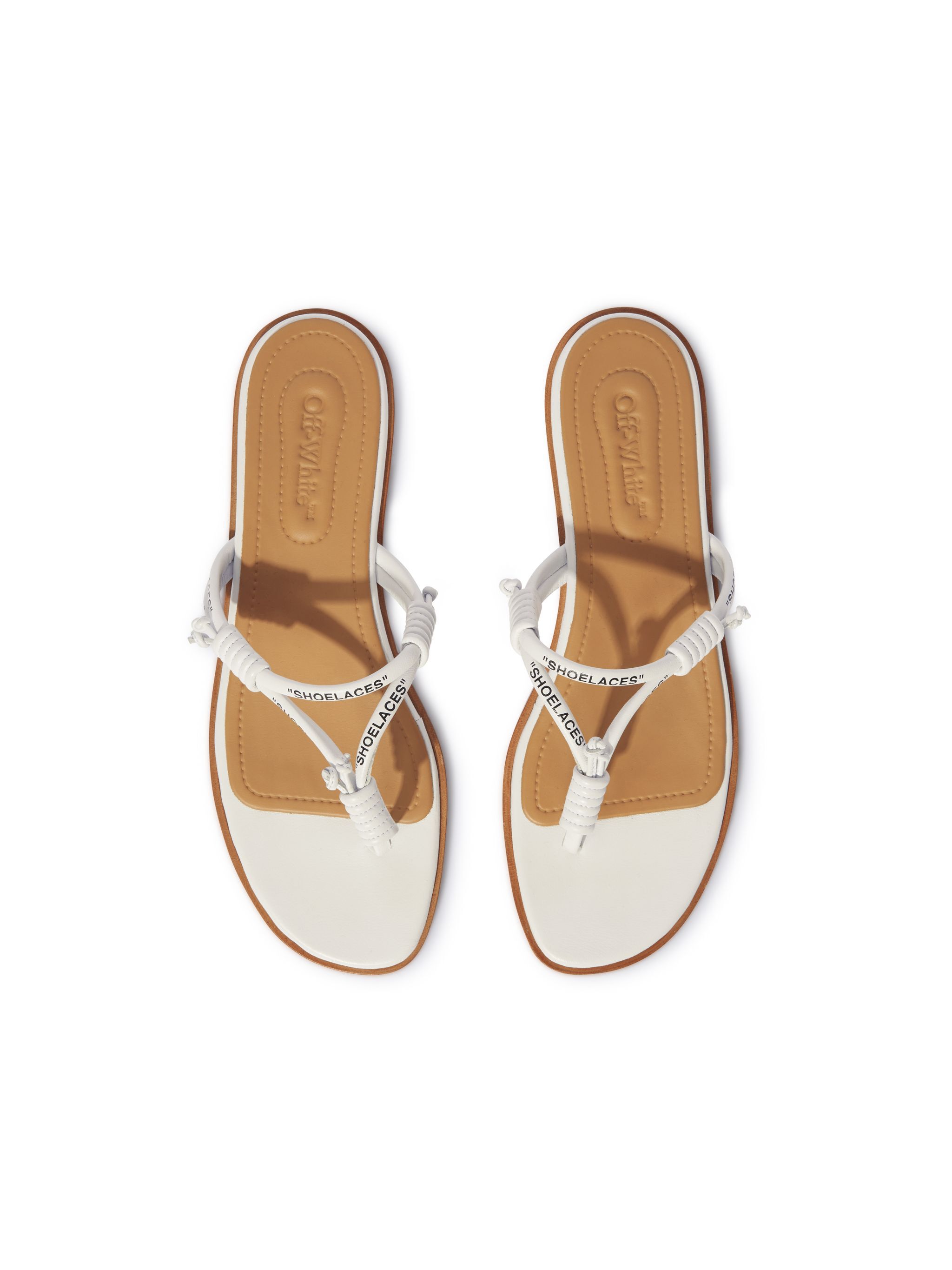 OFF WHITE Weiße Schnürbänder Sandalen WEISS OWIH05DS25LEA001
