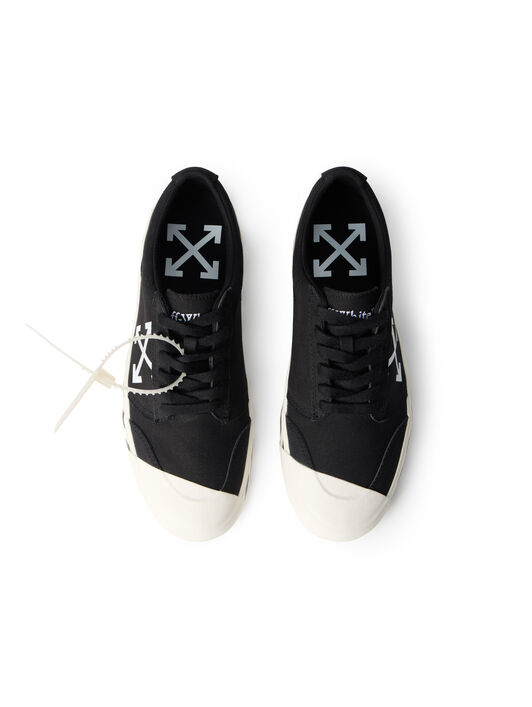 OFF WHITE Vulcanized Undercut Sneakers BLACK/WHITE OMIA2APC99FAB001