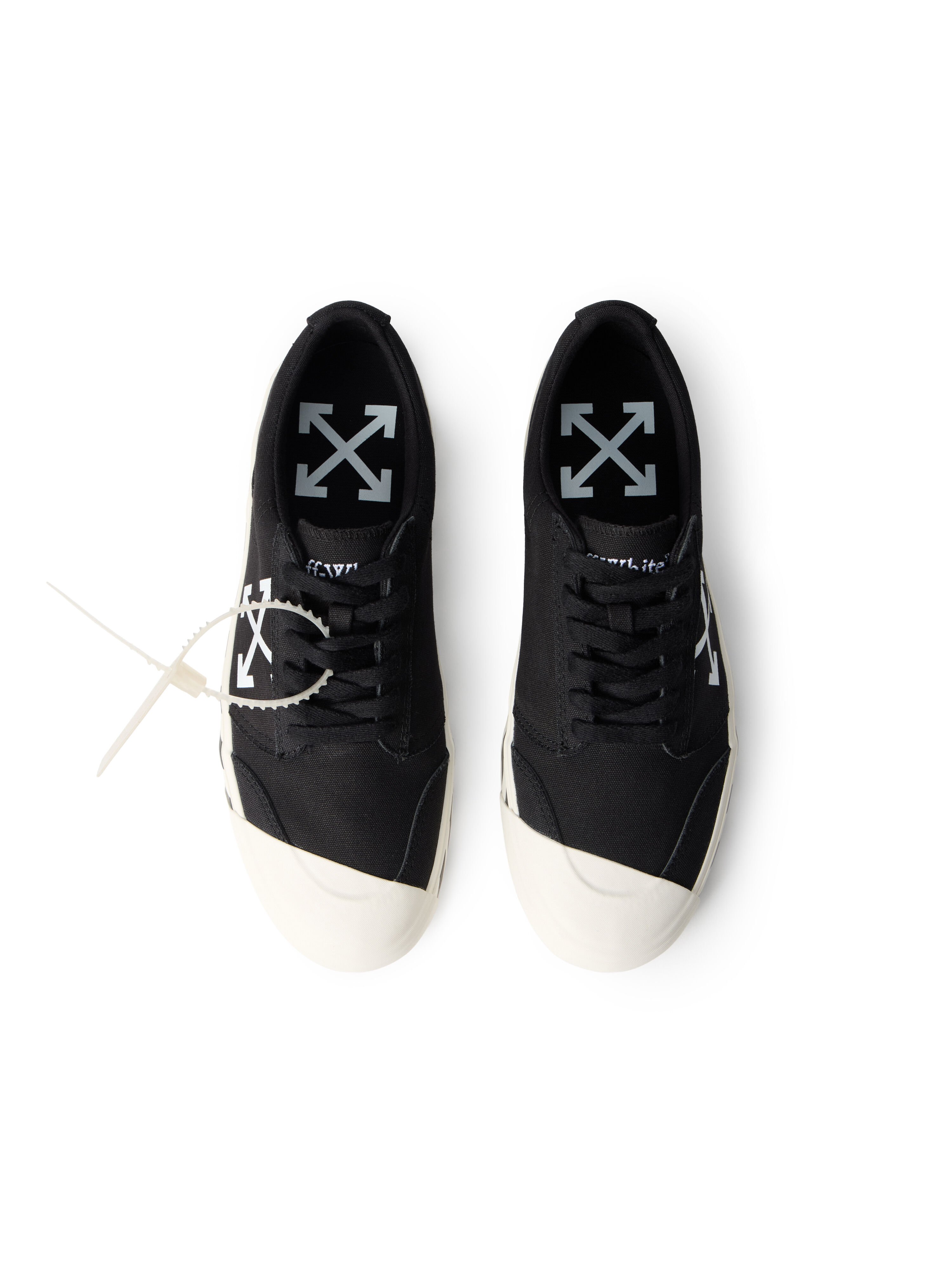 OFF WHITE Vulcanized Undercut Sneakers BLACK/WHITE OMIA2APC99FAB001
