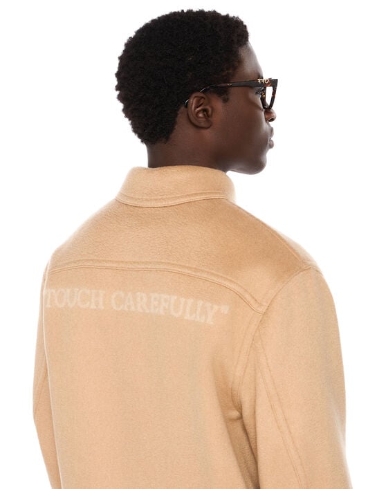 Quote Military Overshirt OFF WHITE Quote Military Overshirt DOE - DOE OMES01CF25FAB001