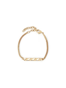 OFF WHITE Diag Bracelet GOLD - NO COLOR OWOA12SC99MET001