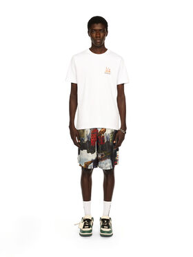 OFF WHITE Building Arrow Slim Logo Tee WHITE - BLACK OMAA027F25JER002