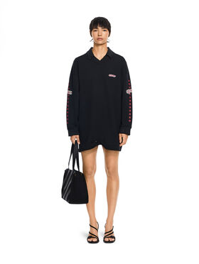 OFF WHITE Off White Star Polo Sweatdress Black High Risk Red 2FU00595T