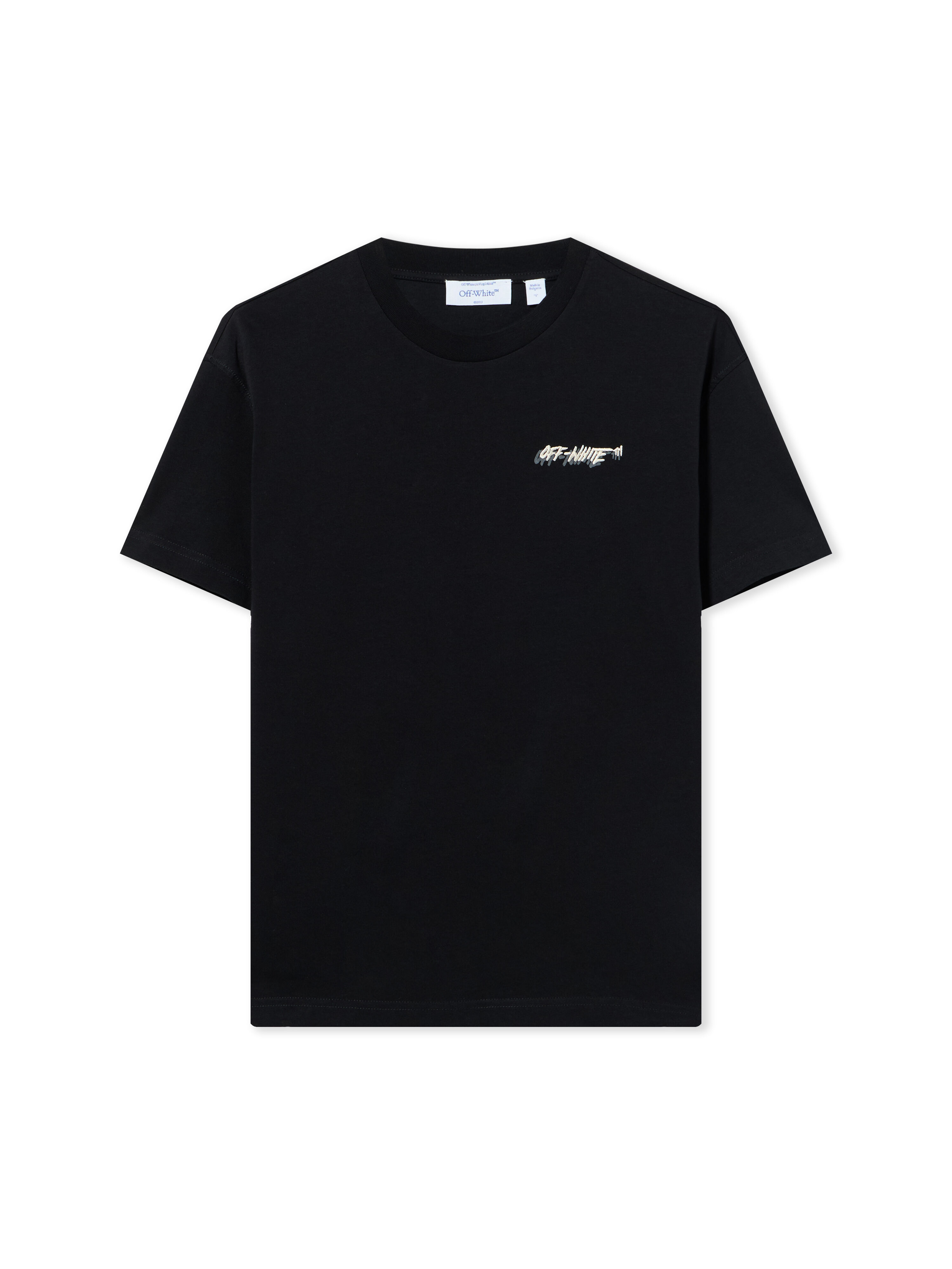 Shadow Logo T-Shirt in Black-Lemon Icing for Women | Off-White™