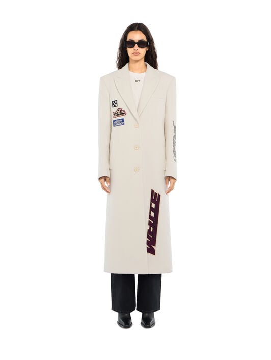 Racing Long Coat OFF WHITE Racing Long Coat Egret Hawthorn Rose 2FG00472T