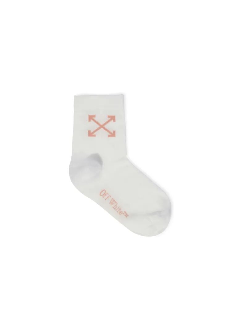 OFF WHITE Arrow Mid-Height Socks WHITE OGRA004S25KNI001