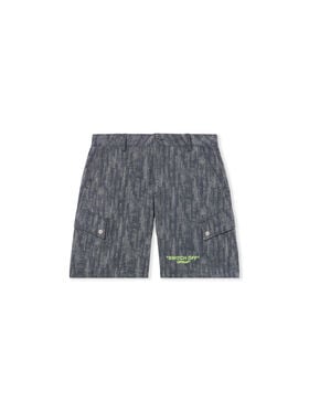 OFF WHITE Ss_Switch Off Cargo Shorts BLUE - YELLOW OMCS003T25FAB001