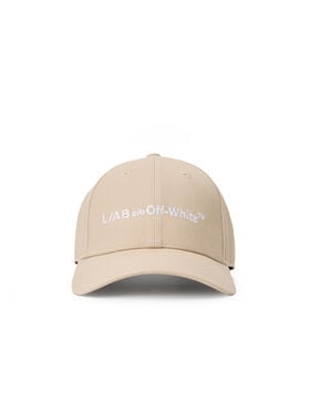 LAB L/AB Logo Embroidered Baseball Cap SESAME LAB7200154