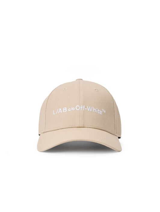 LAB L/AB Logo Embroidered Baseball Cap SESAME LAB7200154
