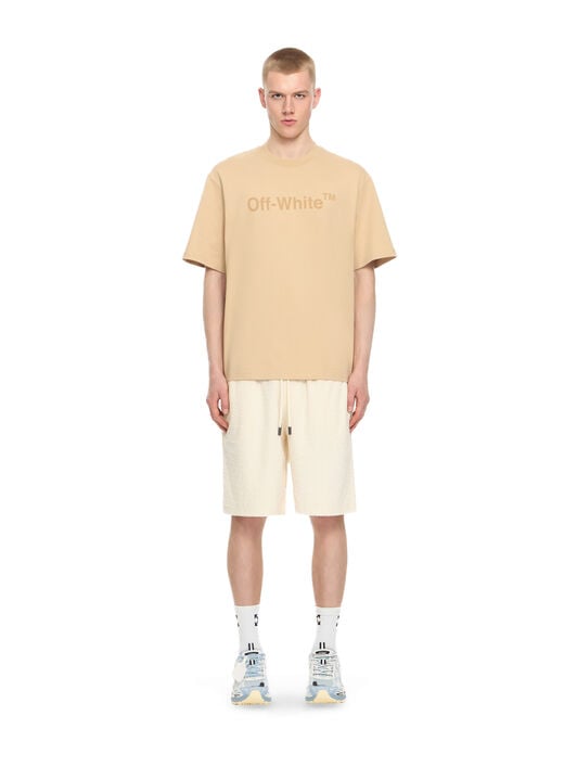 OFF WHITE Classic Arrow & Tab T-Shirt NIGHT SAND 44MAA120F5009