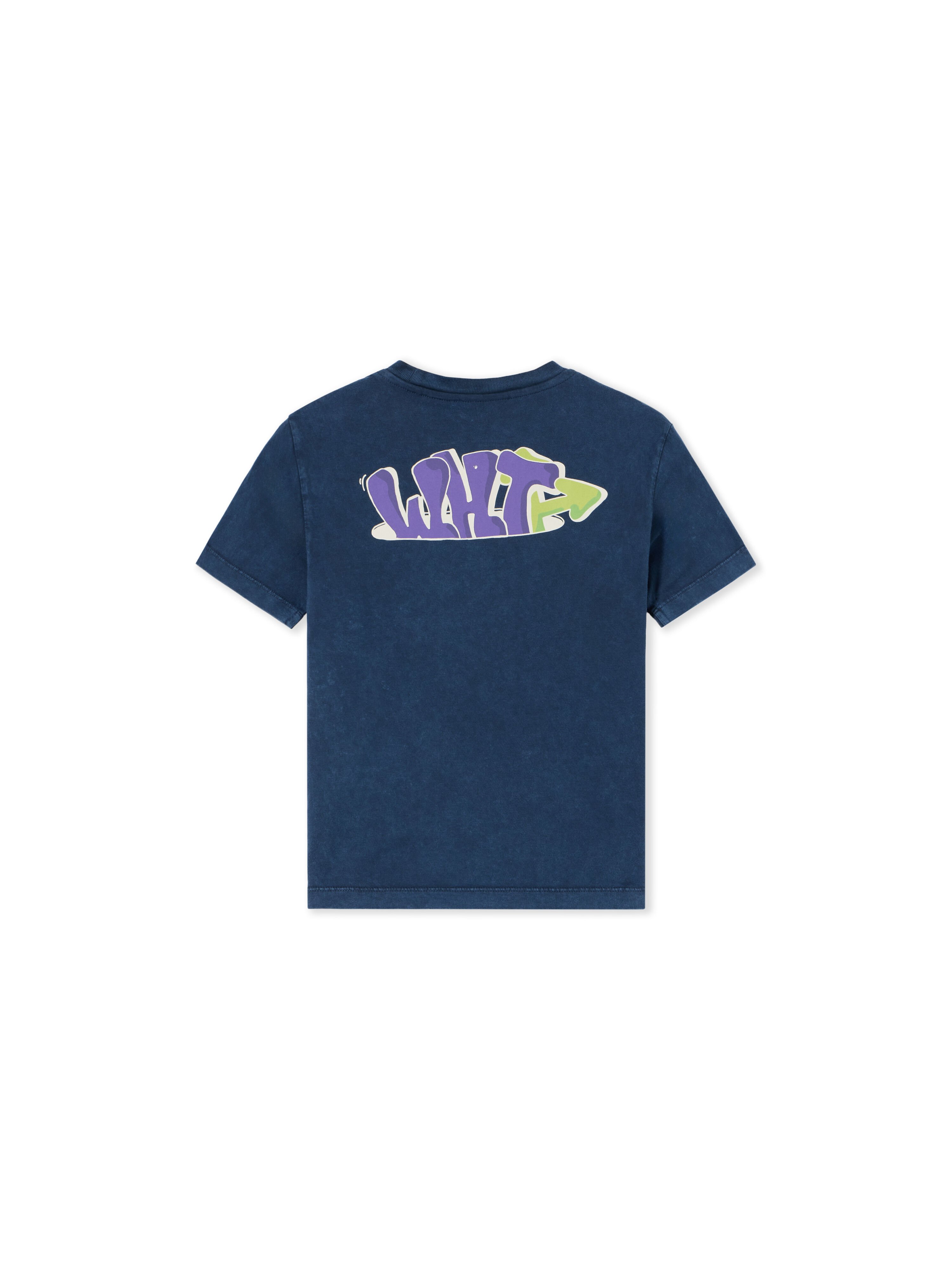 Graffiti Short Sleeve T-Shirt OFF WHITE Graffiti Short Sleeve T-Shirt BLUE NIGHTS 44BAA002F26J00C