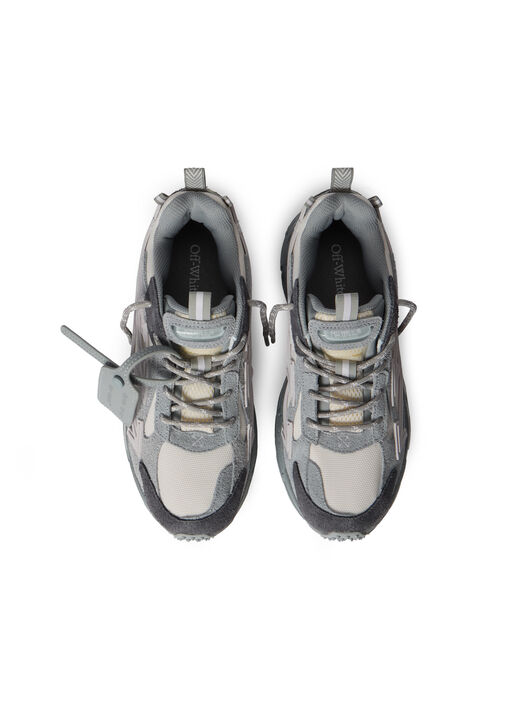 OFF WHITE Be Right Back Suede Sneakers GREY MELANGE - LIGHT GREY OWIA289F25LEA001