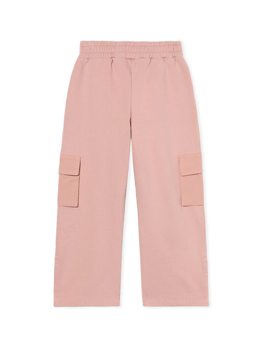 OFF WHITE Arrow Studs Cargo Logo Pants ROSE PINK - DARK GREY OGCH00CF25FLE001
