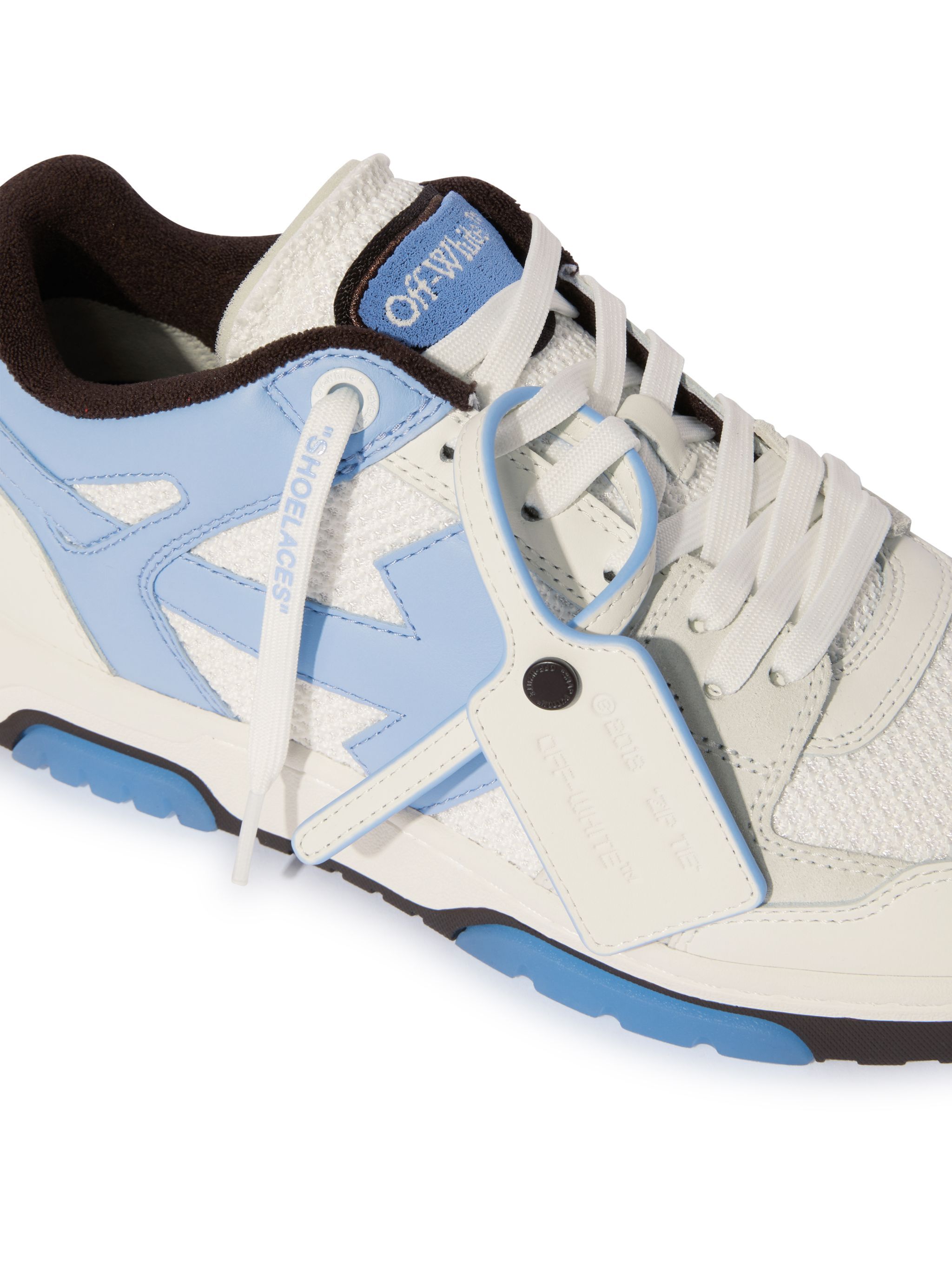 OFF WHITE Blau/Weisse Slim Out Of Office Sneaker BLAU OMIA243S25LEA001