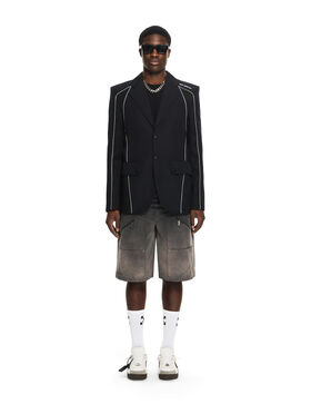 OFF WHITE Cordura Sporty Slim Jacket BLACK 44XEN09QS26F001