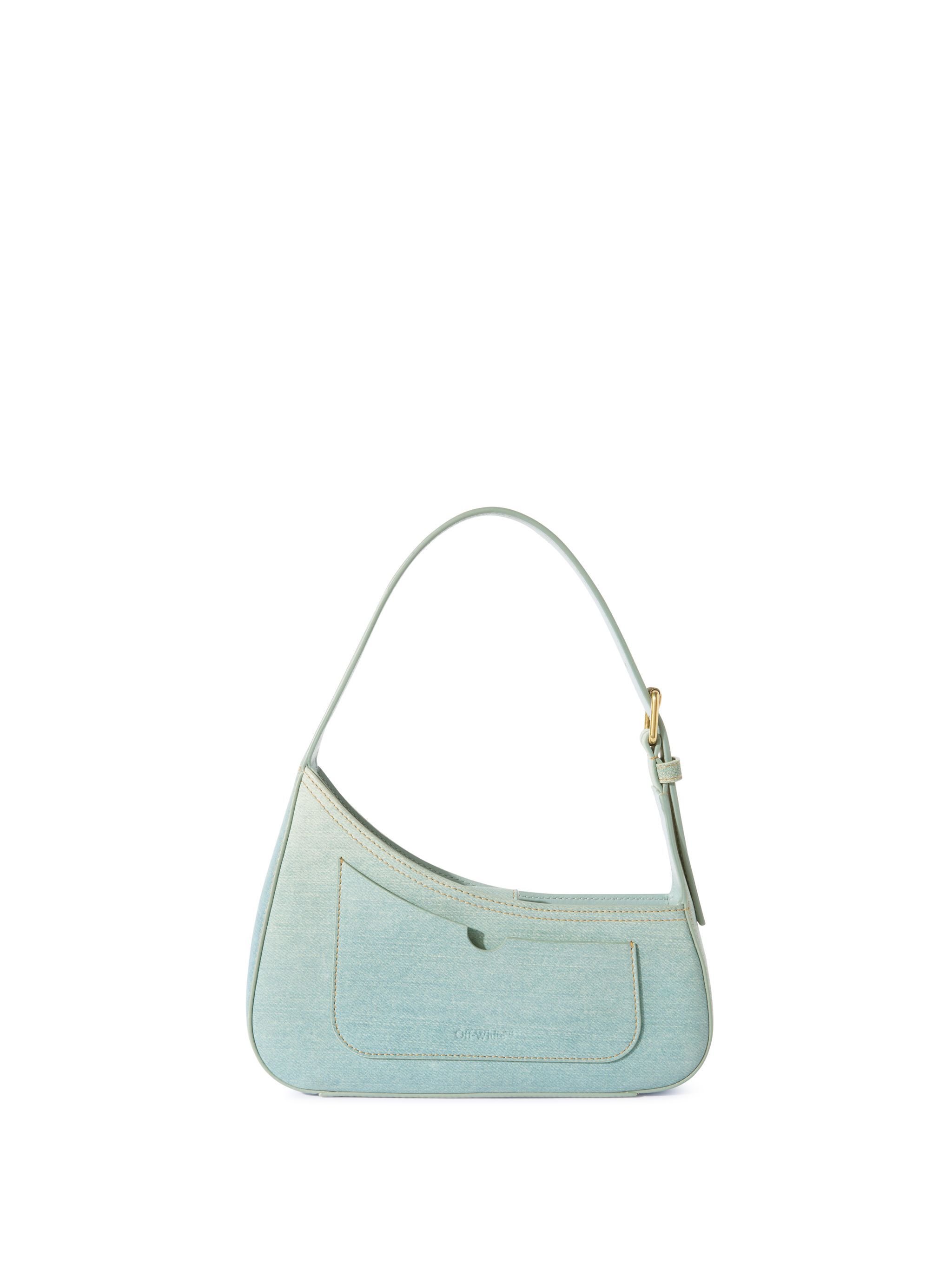 OFF WHITE Jitney Shoulder Denim Leather Light Blue BLUE OWNN18AS25LEA001