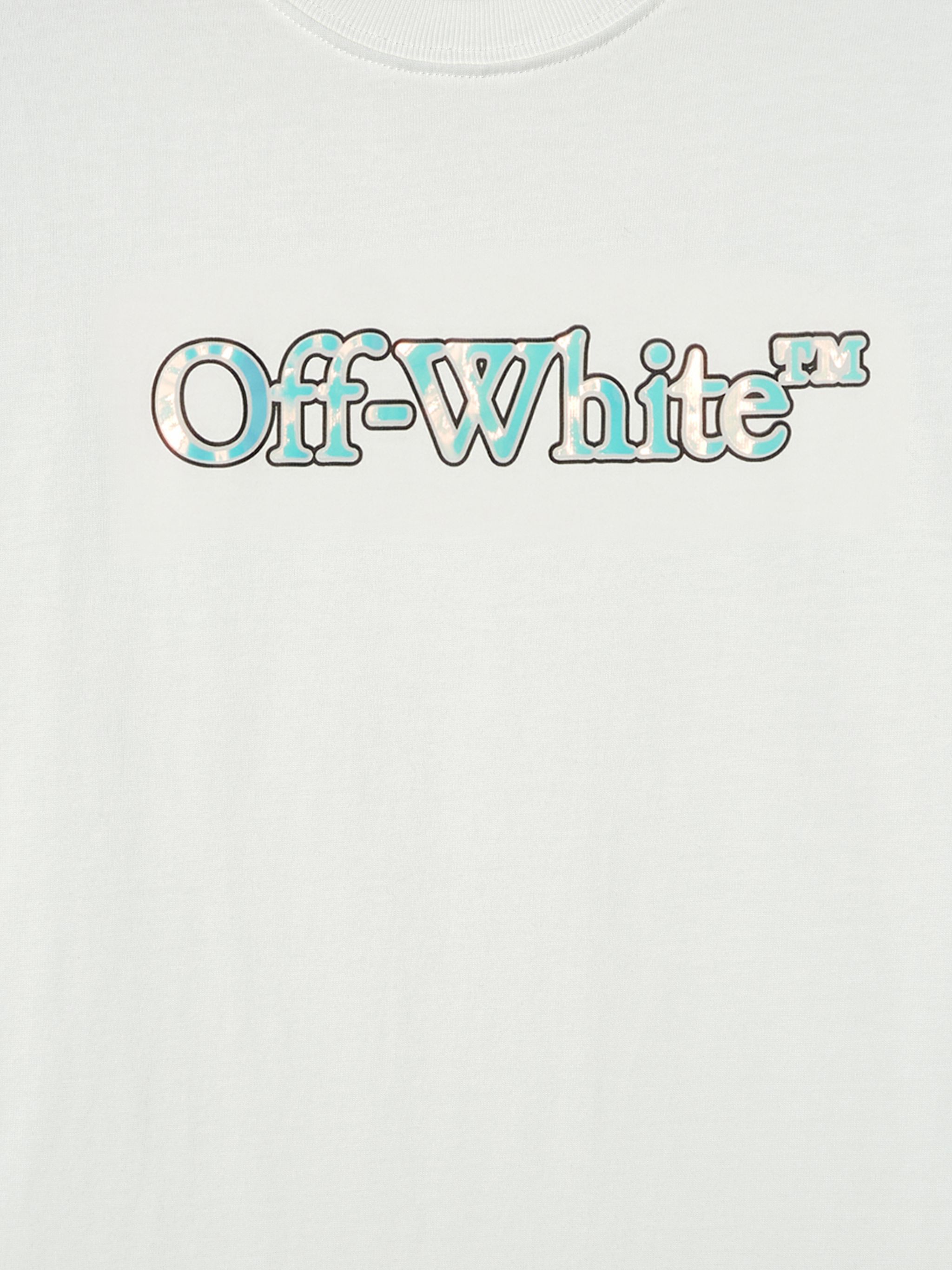 OFF WHITE Big Bookish T-Shirt WHITE OGAA001S25JER001