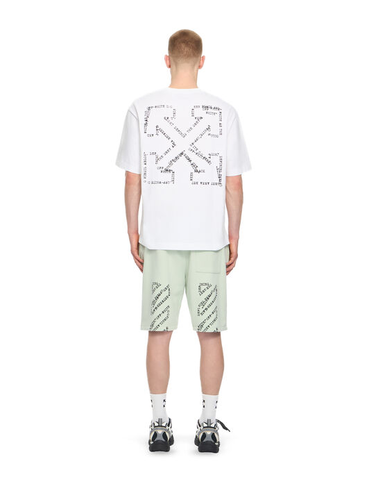 OFF WHITE Type Arrow Skate S/S Tee WHITE 44MAA120S26J00K