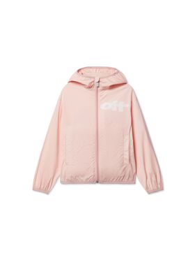 OFF WHITE Giacca A Vento Con Logo Off Split ROSA OGEB004S25FAB001