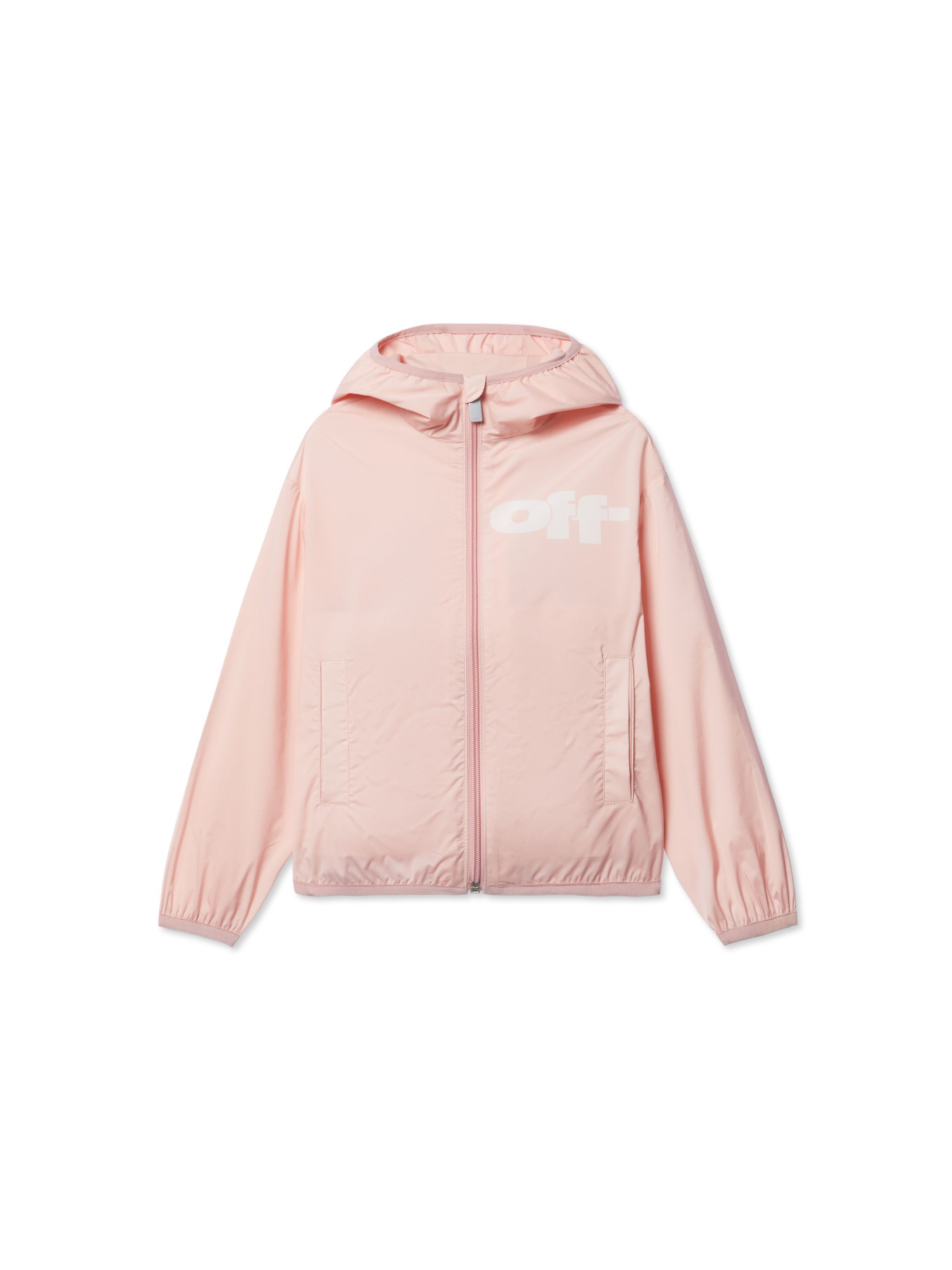 OFF WHITE Giacca A Vento Con Logo Off Split ROSA OGEB004S25FAB001