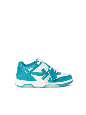 OFF WHITE Petrol Blue/White Out Of Office WHITE OMIA189S25LEA001
