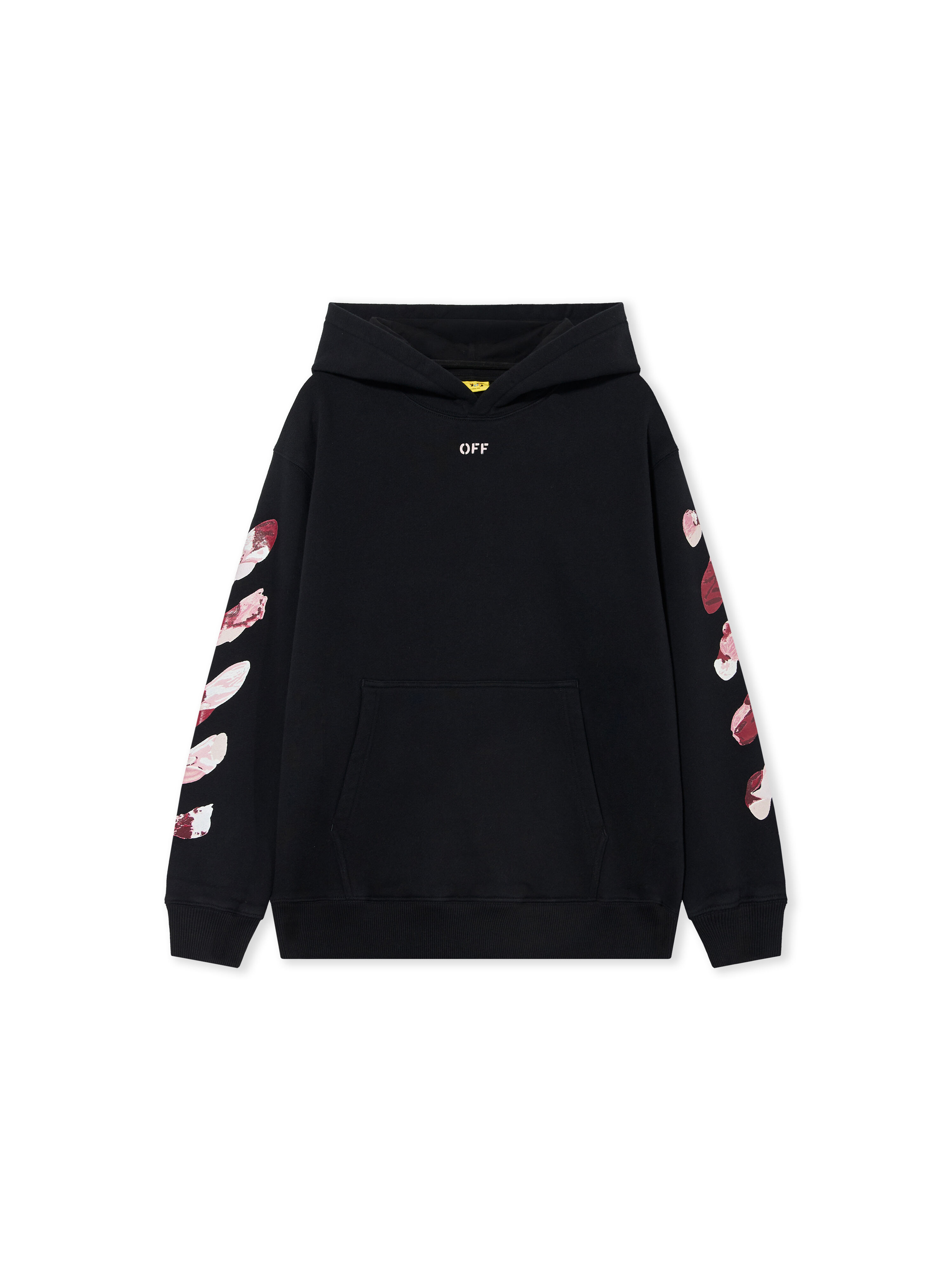 Arrow Acrylic Hoodie OFF WHITE Arrow Acrylic Hoodie BLACK 44GBB002F26F007