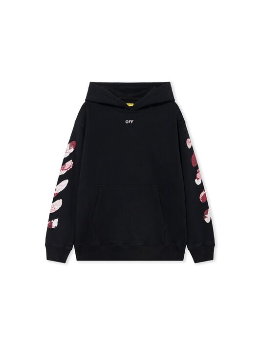 Arrow Acrylic Hoodie OFF WHITE Arrow Acrylic Hoodie BLACK 44GBB002F26F007