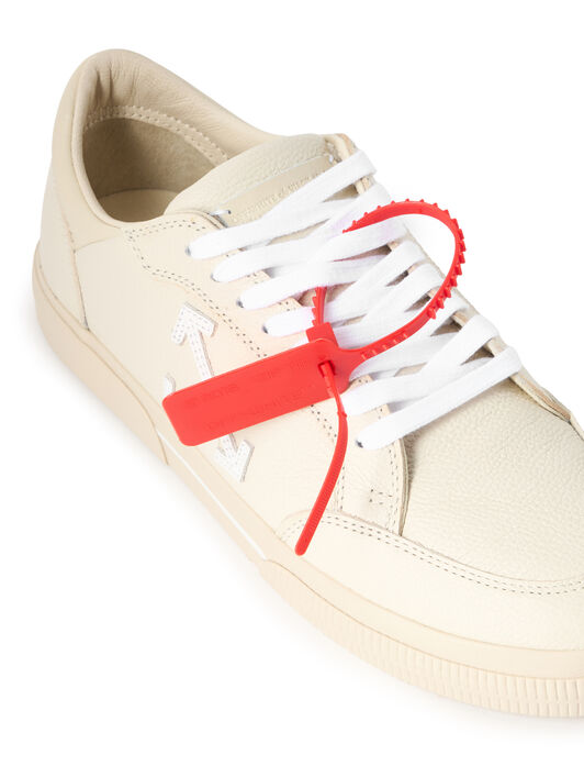 OFF WHITE Vulcanized Low Sneakers BEIGE - BEIGE OMIA293F25LEA001