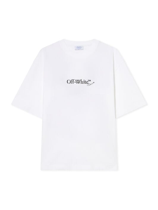 Scribble Arrow Skate Logo T-Shirt OFF WHITE Scribble Arrow Skate Logo T-Shirt WHITE - BLACK OMAA120F25JER00C
