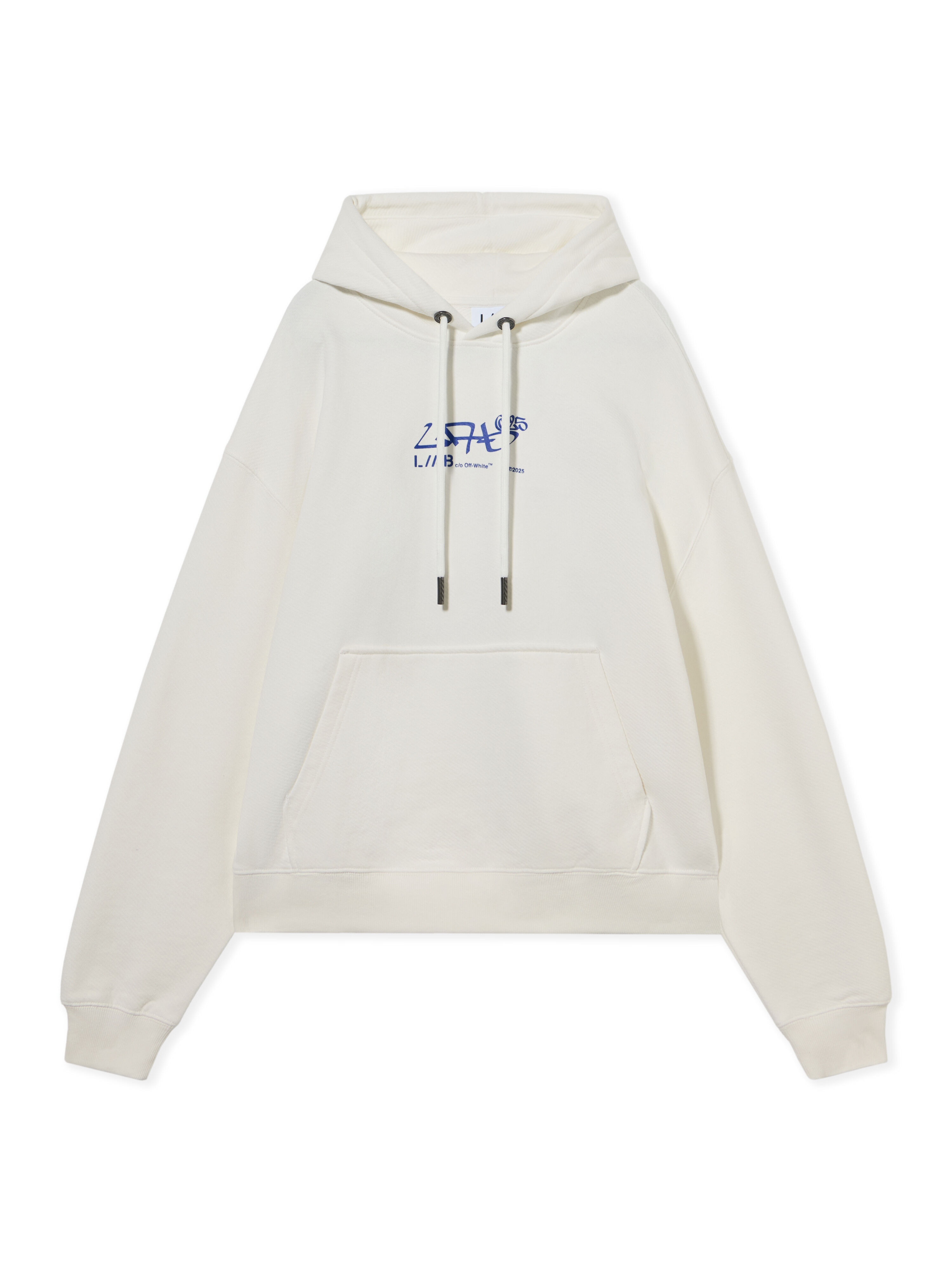 LAB L/AB Diagonal Graffiti Hoodie WHITE 44LABF26K084