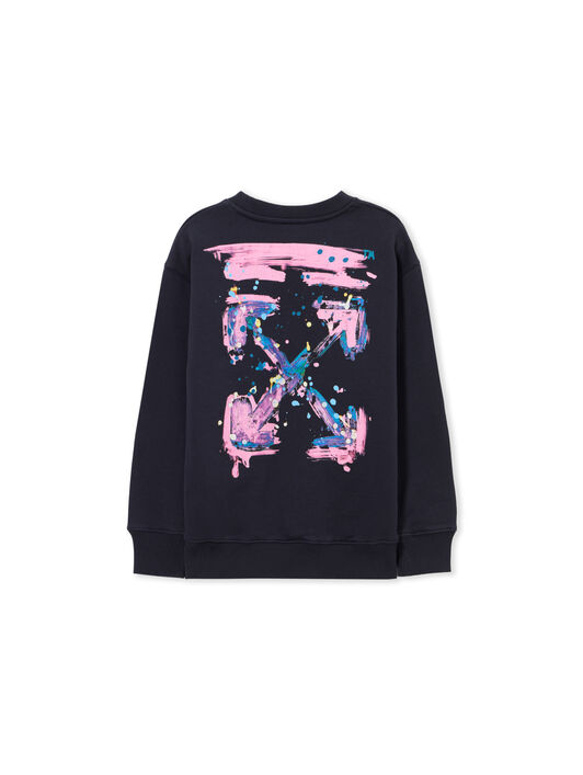 OFF WHITE Arrow Splat Crewneck SEABORNE 44GBA001S26F004