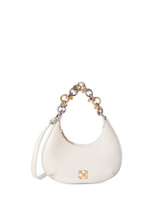 OFF WHITE White Hemisphere Shoulder Bag WHITE OWNN184C99LEA001