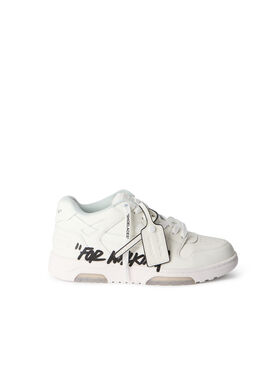 OFF WHITE Out Of Office For Walking Sneakers WHITE - BLACK OMIA189C99LEA01A