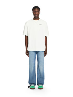 OFF WHITE Half Arrow Skate T-shirt BLUEWASH 44MAA120S26J008