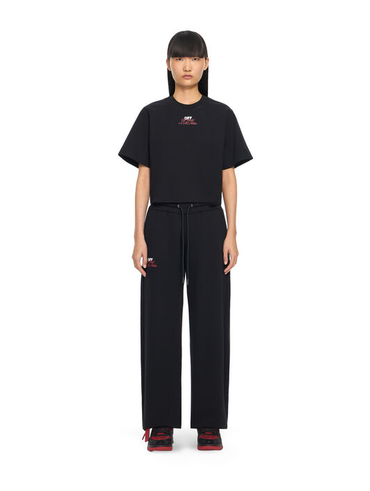 OFF WHITE Off-White™ c/o AC Milan Crop T-Shirt Black-No Color 29A00571T