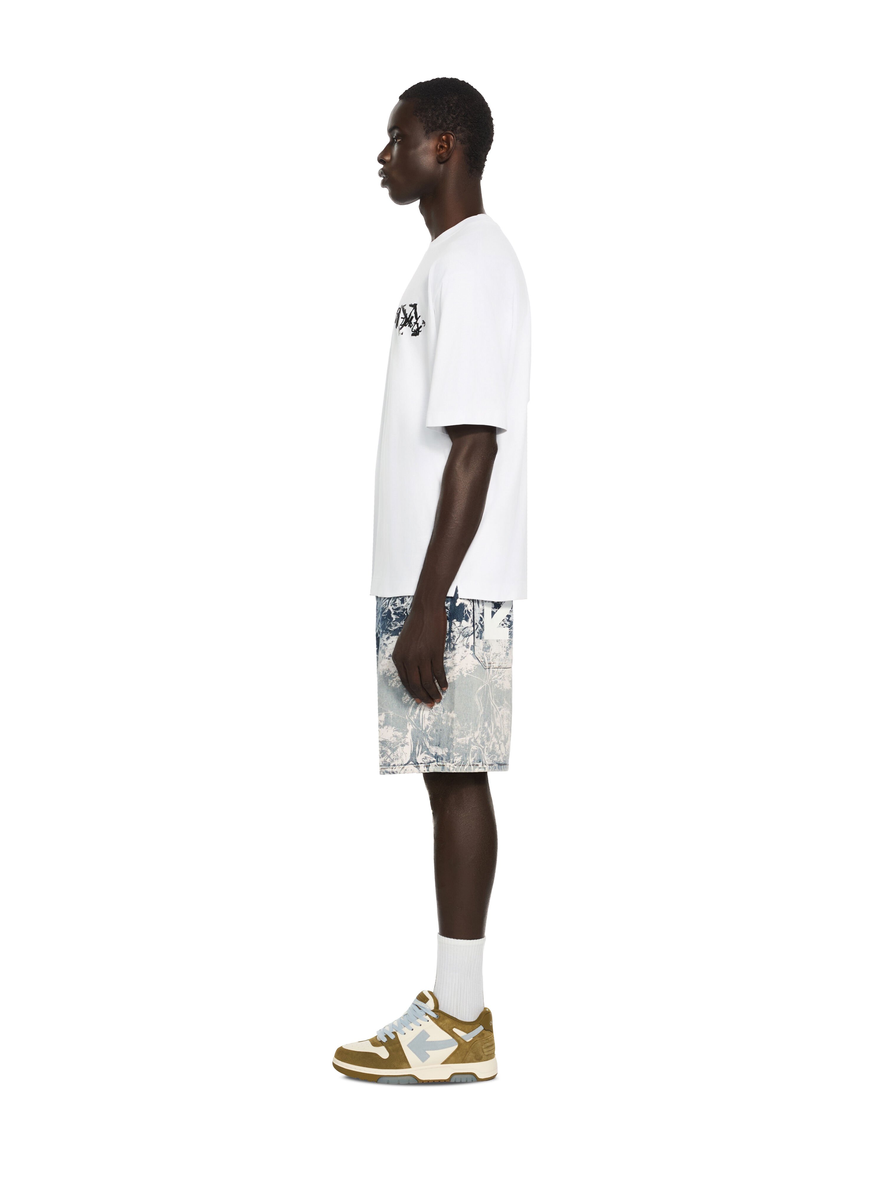 City Nature Denim Shorts OFF WHITE City Nature Denim Shorts OMBRE BLEACH BLUE 44MYC02CF26D002