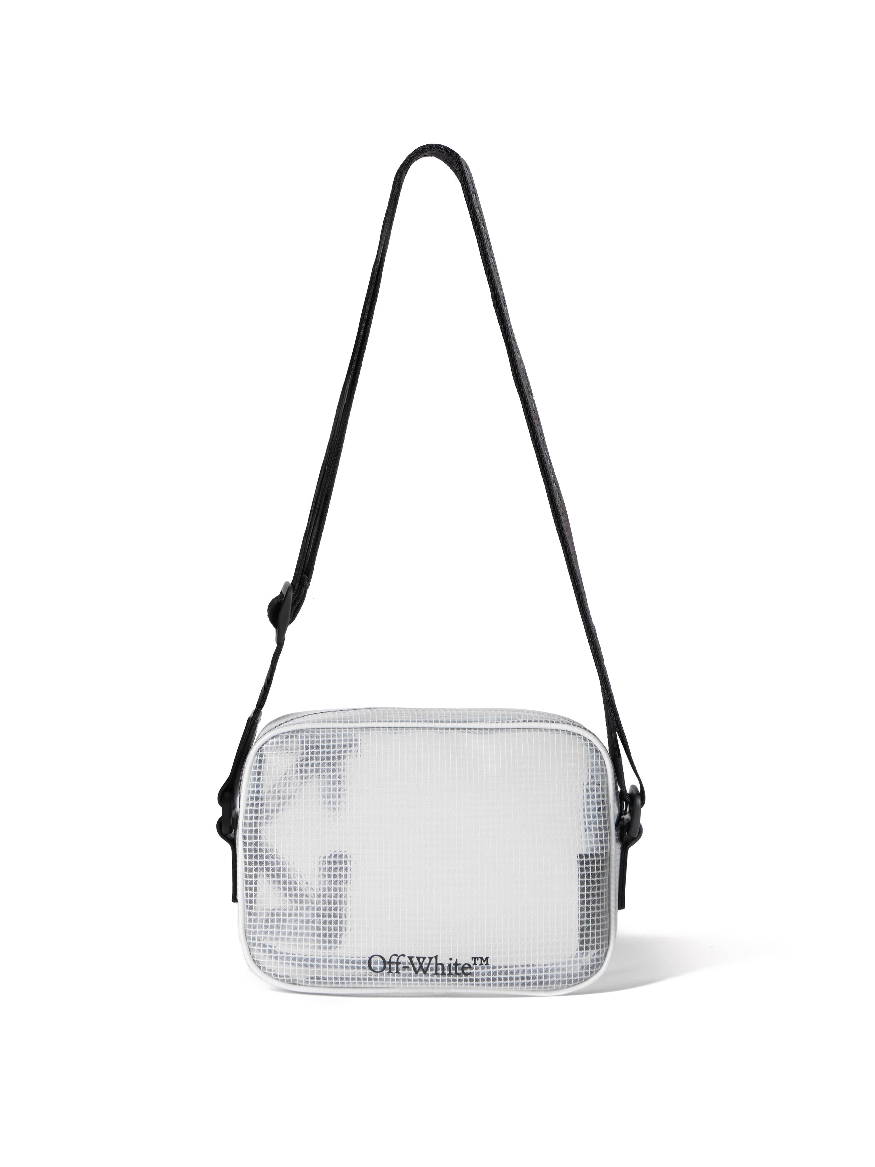OFF WHITE Heritage Ripstop Camera Bag TRANSPARENT - BLACK OMNQ09AC99FAB001
