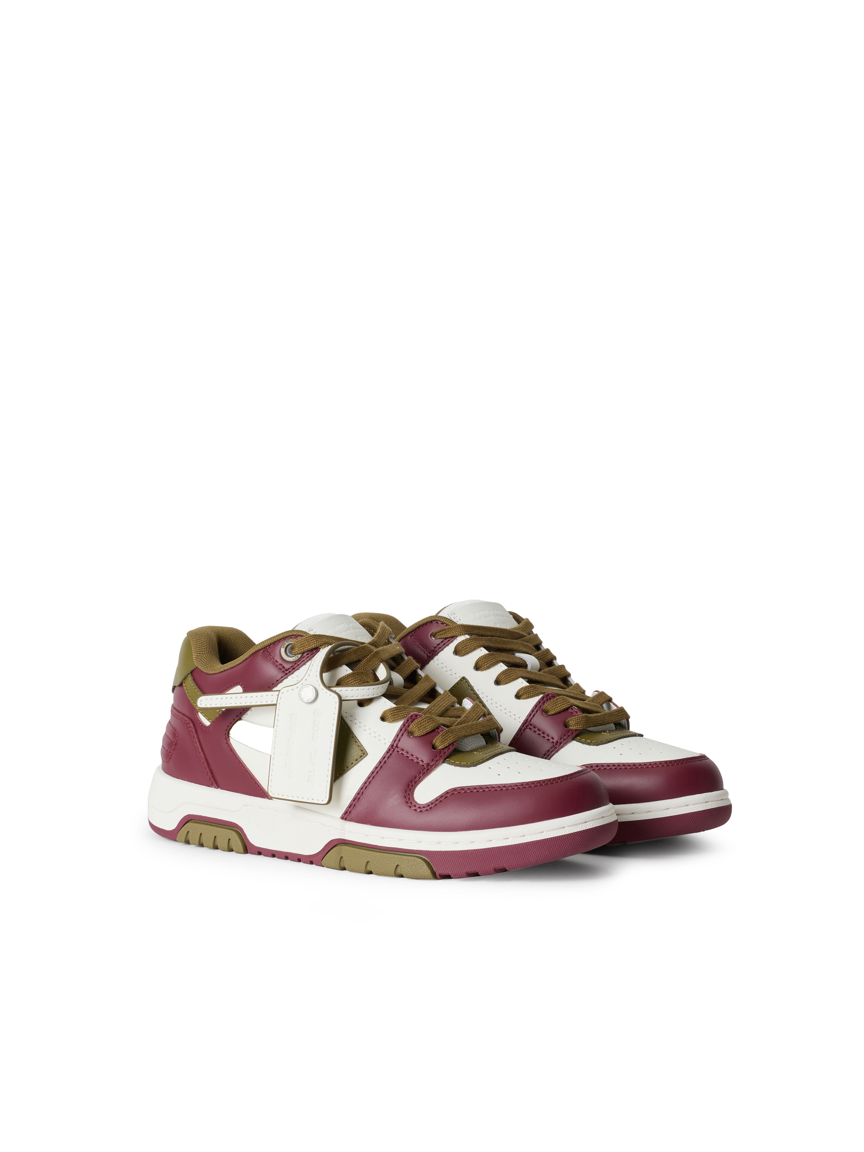 Out Of Office Sneakers OFF WHITE Out Of Office Sneakers Burgundy/Forest Green OF06561609