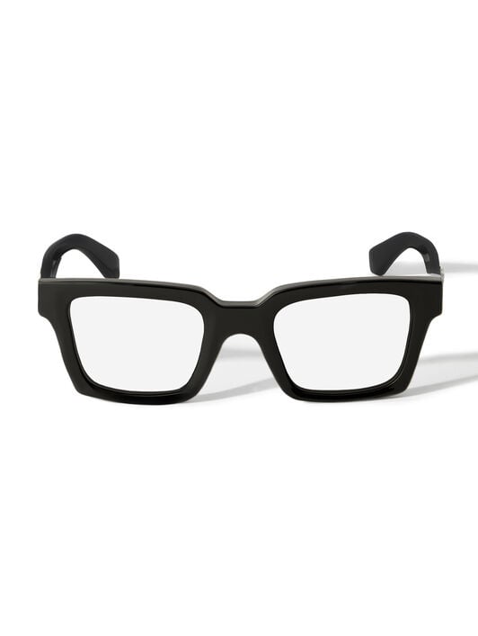 OFF WHITE Clip On Dark Grey Lens  Sunglasses Shiny Black OW9000100750