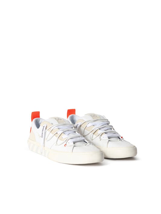 LAB L/AB Tape Vulcanized Sneakers WHITE/LIGHT GREY LABF26OF05816